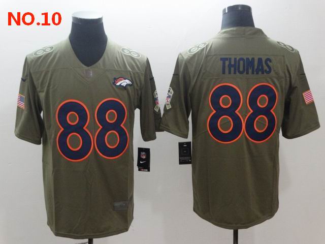 Men's Denver Broncos #88 Demaryius Thomas Jersey NO.10 ;